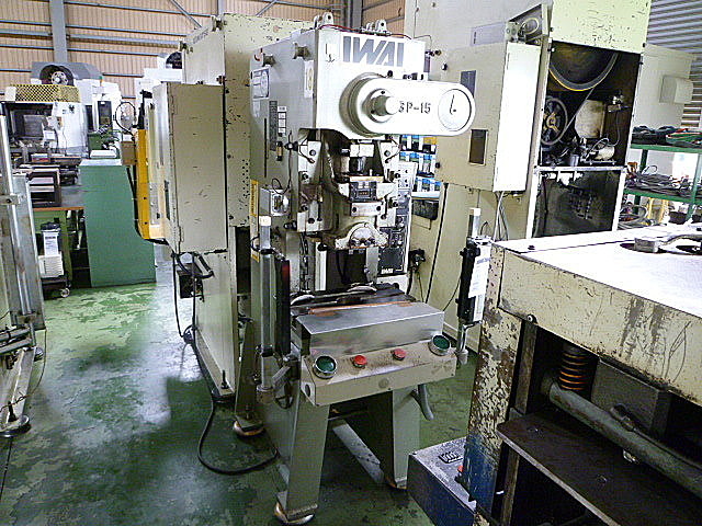 J001700 Ｃ型プレス 岩井鉄工所 SP-15K_0
