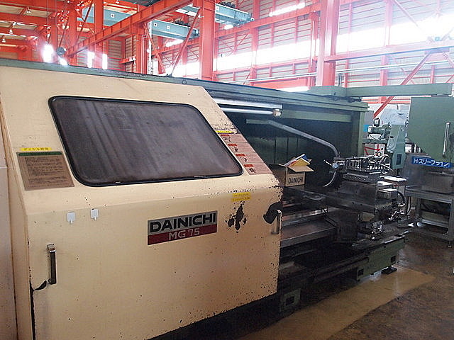 P000628 フラット型ＮＣ旋盤 大日金属工業 MG75×190_1