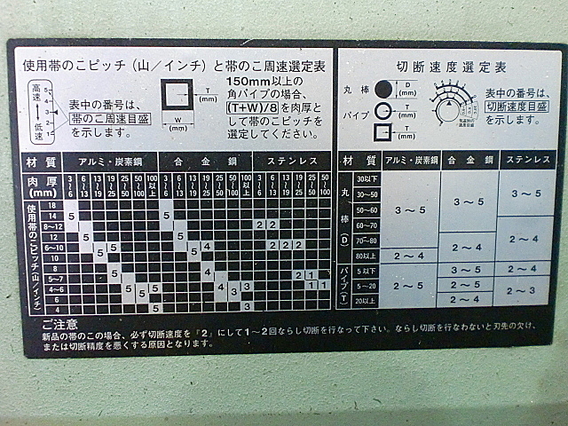 P000135 ロータリーバンドソー 日立工機 CB32FA_7