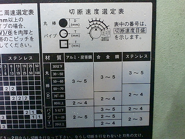 P000135 ロータリーバンドソー 日立工機 CB32FA_9