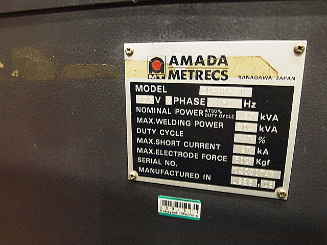 E001611 スポット溶接機 アマダ ID-80-ST_8