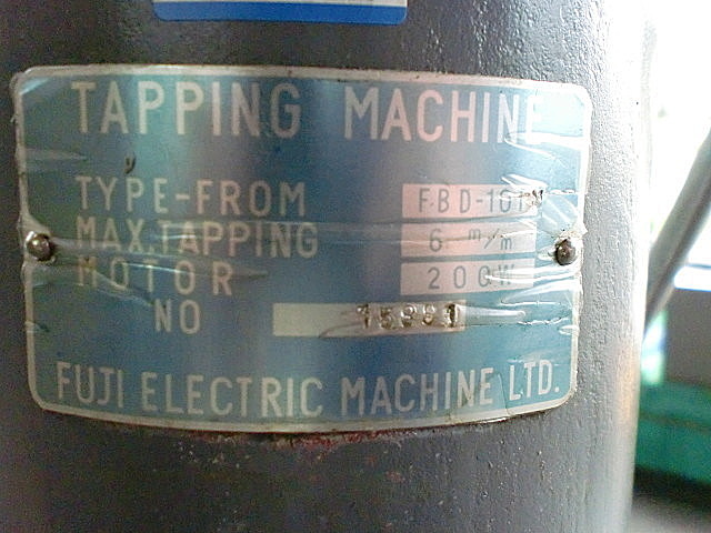 C001093 タッピング盤 富士電動工機 FBD-10TN_17
