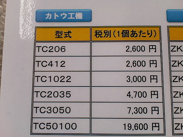 A011629 タップコレット各種 --_17