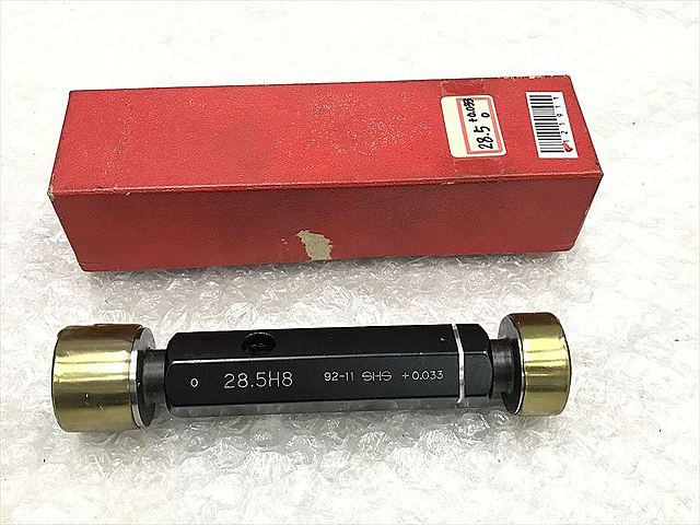 C121911 限界栓ゲージ 新品 測範社 28.5_0