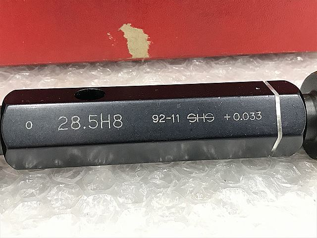 C121911 限界栓ゲージ 新品 測範社 28.5_1