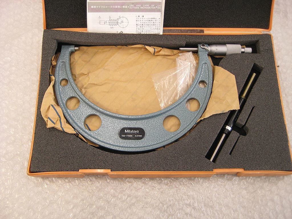 外側マイクロメータ【新古品】OM-175（1171）