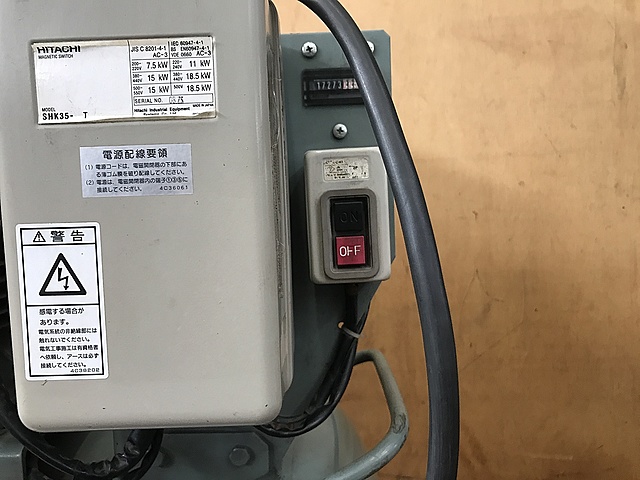 C122893 レシプロコンプレッサー 日立 7.5P-9.5VD5_2