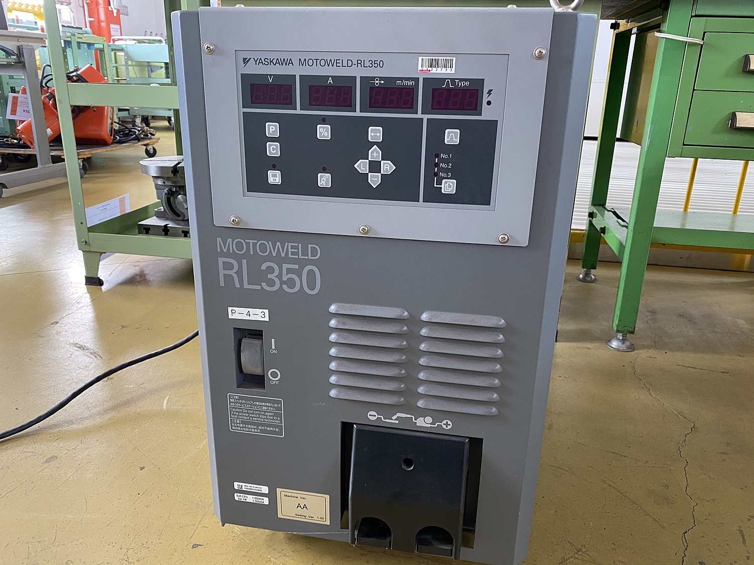 C122733 デジタルインバータ溶接電源 安川 YWE-RL350-CC0 | 株式会社 