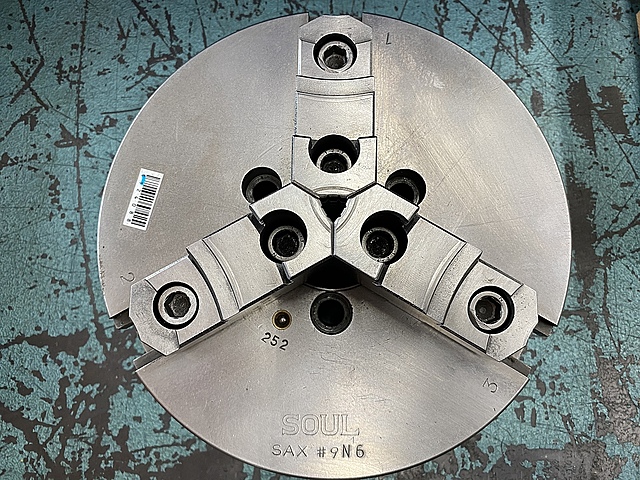 SOUL　9”　Φ233mm　旋盤用　三つ爪 スクロールチャック
