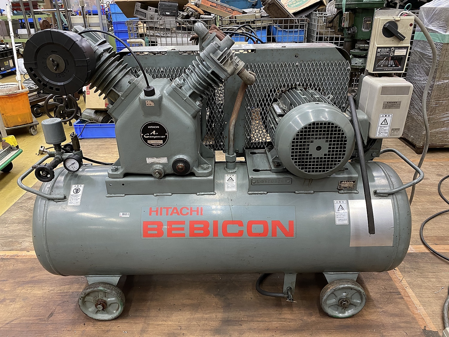 C122890 レシプロコンプレッサー 日立 3.7P-9.5VB5 | 株式会社 小林機械