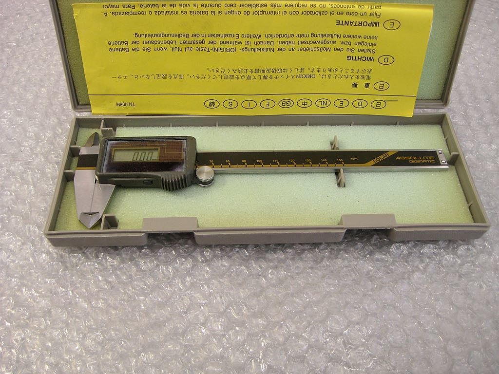 C126251 デジタルノギス ミツトヨ CD-S15C(No.500-444) | 株式会社 小林機械