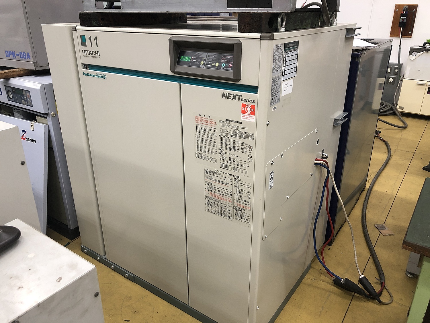 C124690 パッケージコンプレッサー 日立 POD-11MNP5 | 株式会社 小林機械