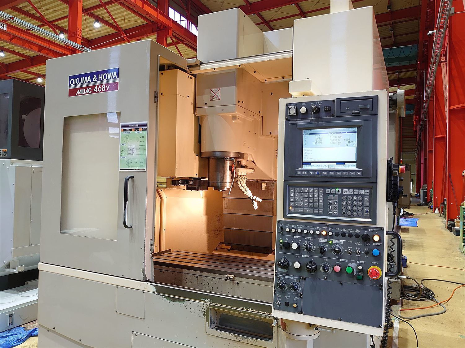 P007196 立型マシニングセンター 大隈豊和 MILLAC-468V | 株式