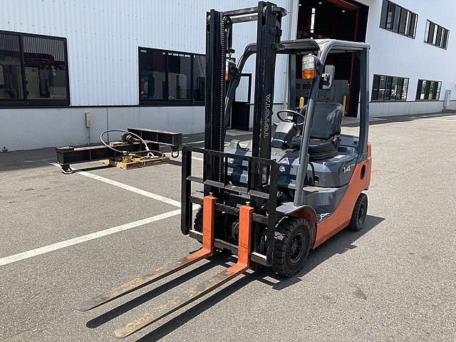 トヨタフォークリフト5FGL14揚高3000㎜荷重1350㎏使用20208H 宮城県発