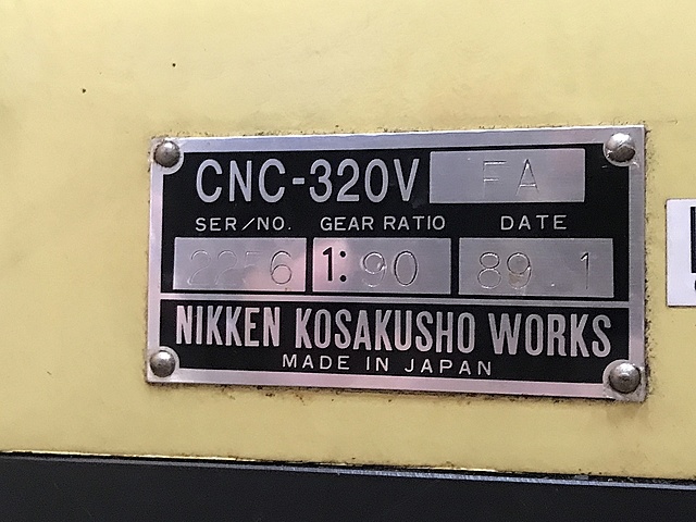 C129397 ＮＣ円テーブル 日研 CNC-320VFA_6