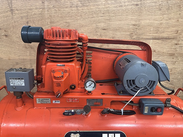 明治機械製作所 一段圧縮機本体 断続運転式 GHO-1C (本体のみ) [法人・事業所限定] 明治機械製作所 一段圧縮機本体 断続運転式 GHO-1C (本体のみ) [法人・事業