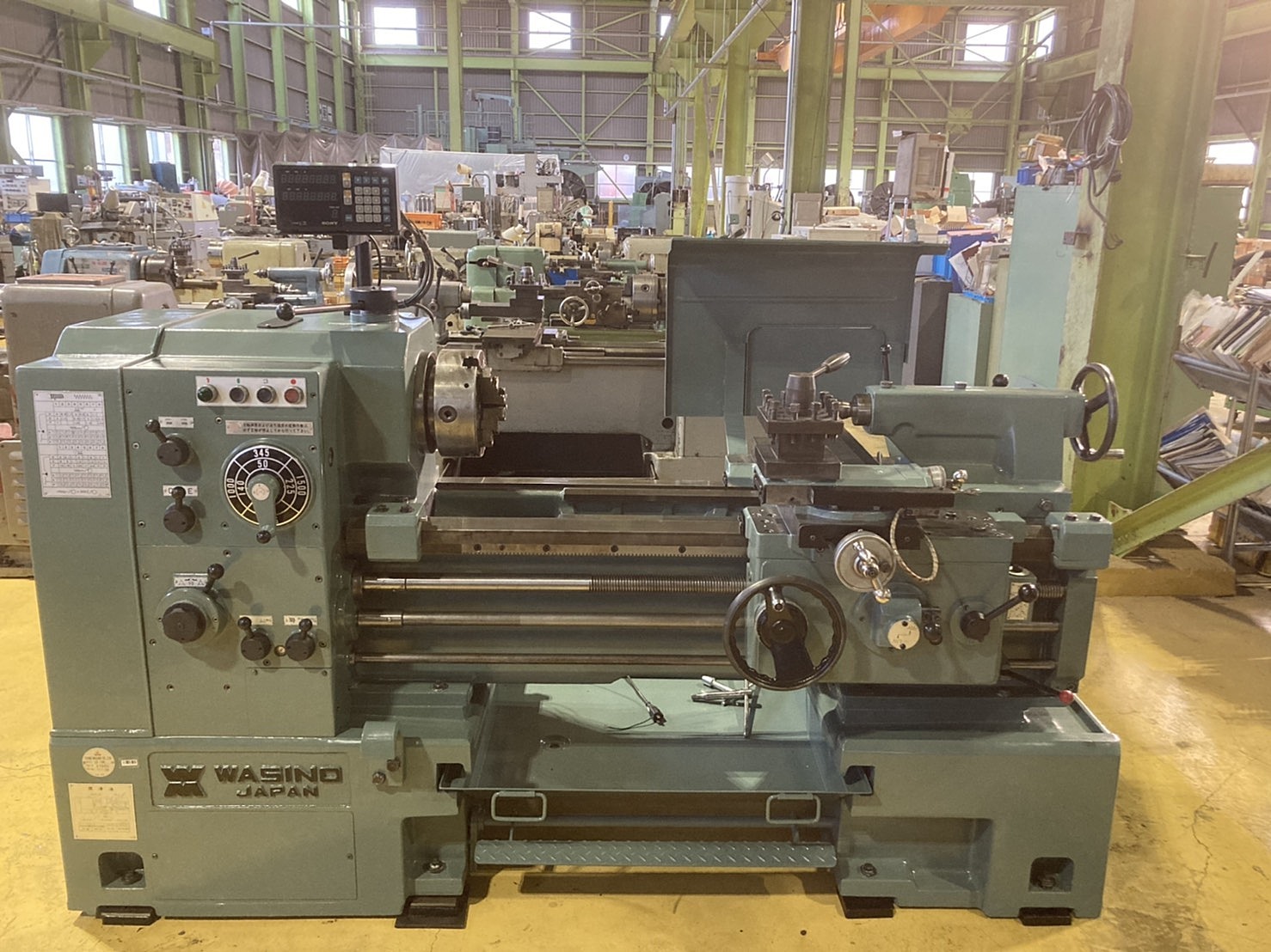 H016594 汎用旋盤 ワシノ LE-19K | 株式会社 小林機械