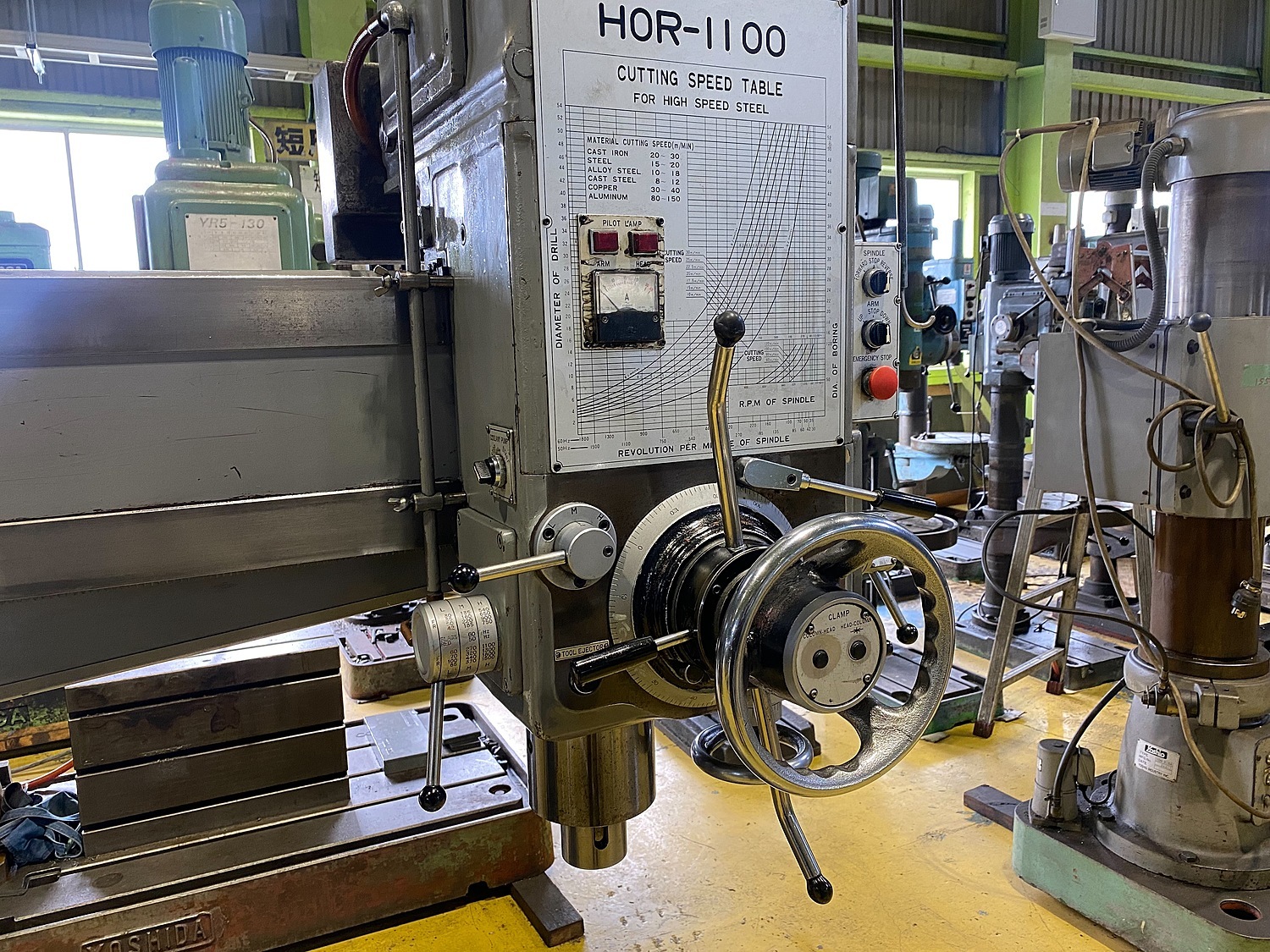 H016552 ラジアルボール盤 小川鉄工 HOR-1100 | 株式会社 小林機械
