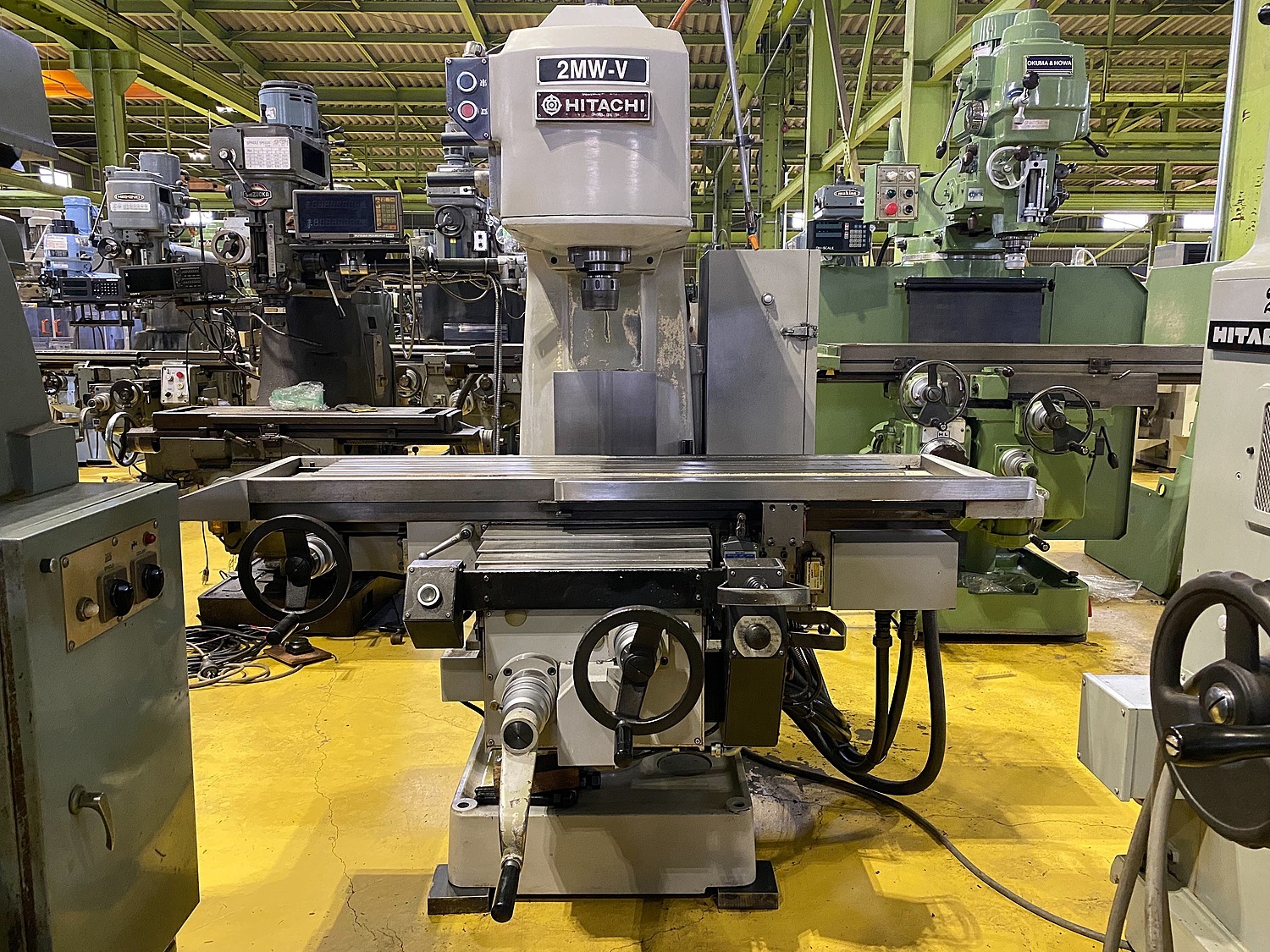 H016641 ひざ型フライス 日立精工 2MW-V | 株式会社 小林機械