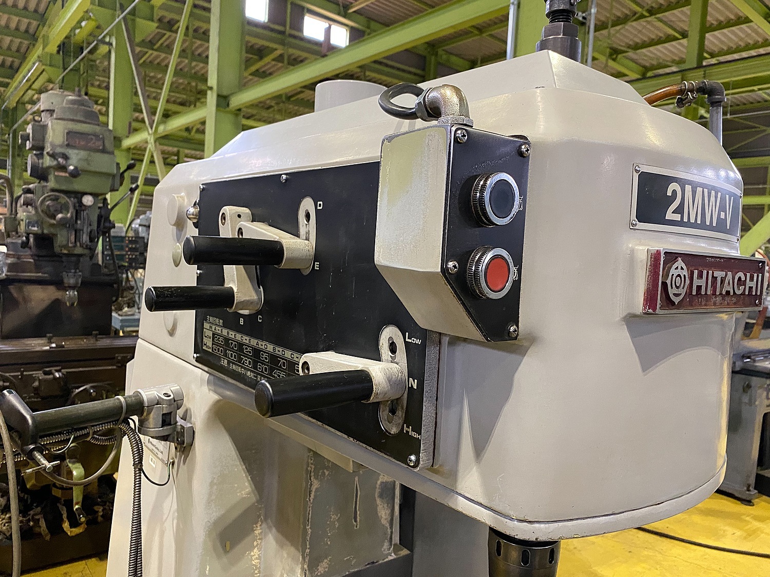 H016641 ひざ型フライス 日立精工 2MW-V | 株式会社 小林機械