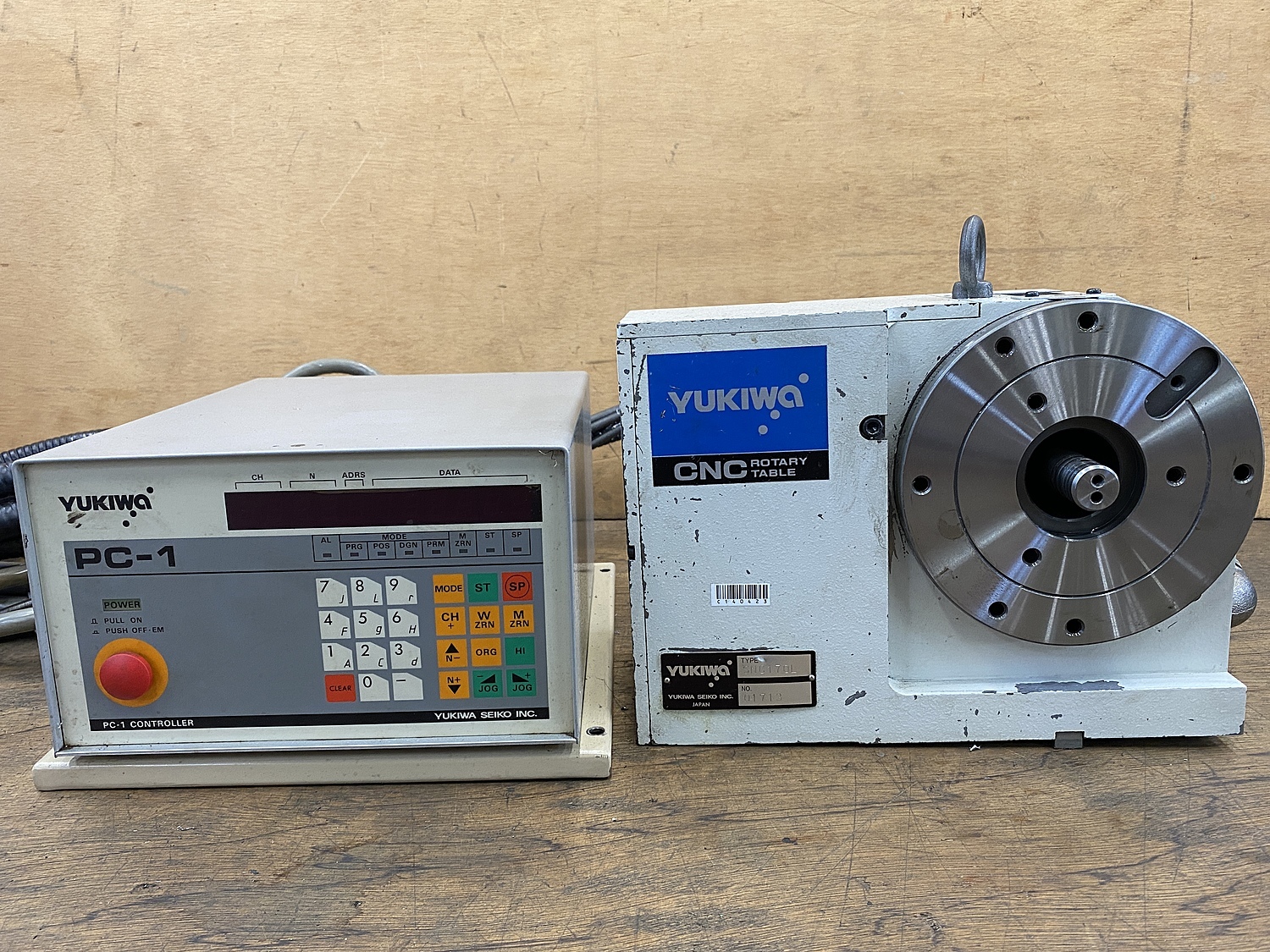 C140423 NC円テーブル ユキワ精工 SNC170L | 株式会社 小林機械 C140423 NC円テーブル ユキワ精工 SNC170L | 株式会社 小林機械