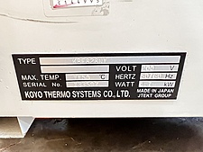 C144995 電気炉 KOYO KBF828N1 | 株式会社 小林機械