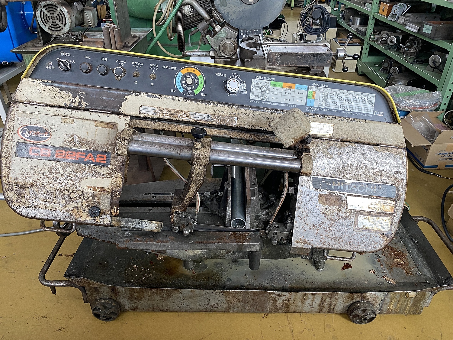 C141634 ロータリーバンドソー 日立工機 CB22FA2 | 株式会社