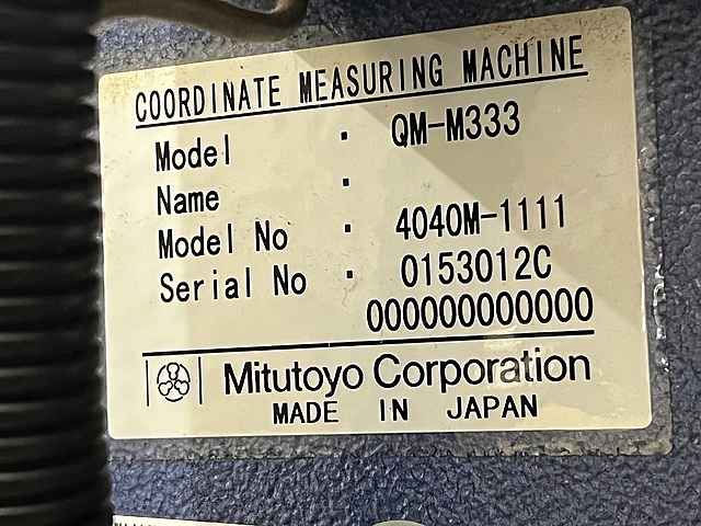 C128333 三次元測定機 ミツトヨ QM-M333(No.4040M-1111)_3