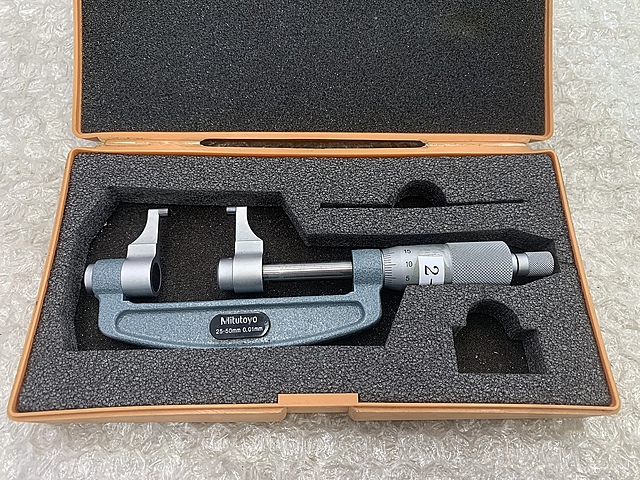 C154296 キャリパー型外側マイクロメーター ミツトヨ_0