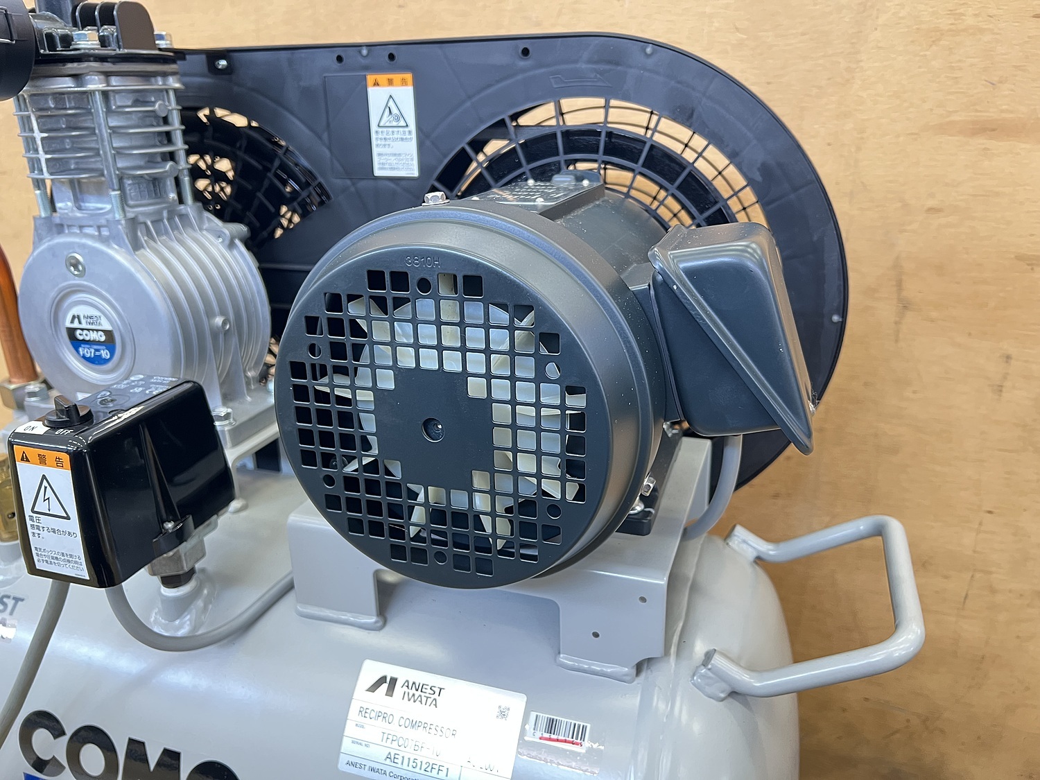 C154103 レシプロコンプレッサー アネスト岩田 TFPC07BF-10 | 株式会社