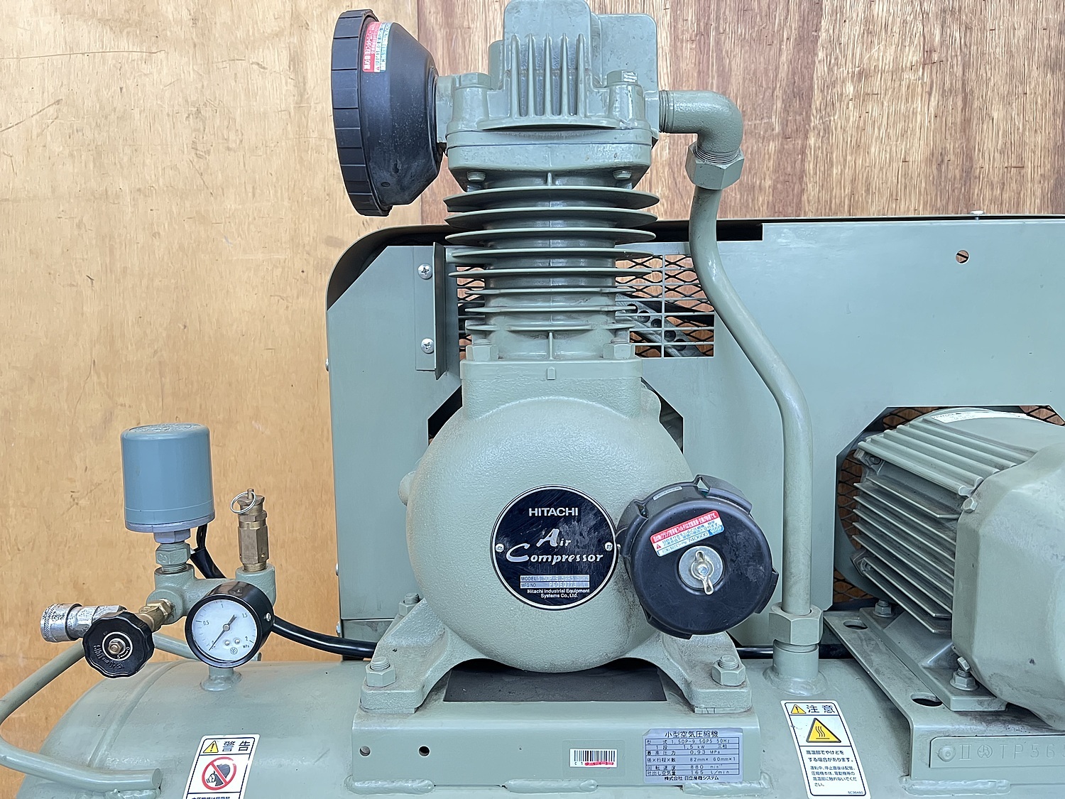 C154437 レシプロコンプレッサー 日立 1.50P-9.5GP5 | 株式会社 小林機械