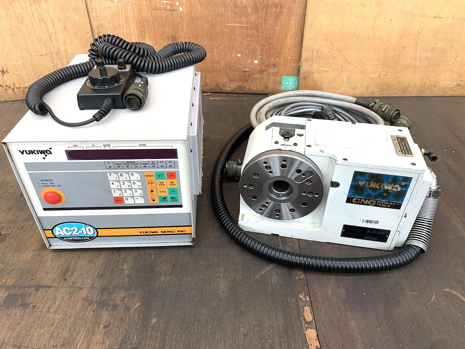 ff1605 YUKIWA SNC140R NC円テーブル 中古現状品 NC円テーブル