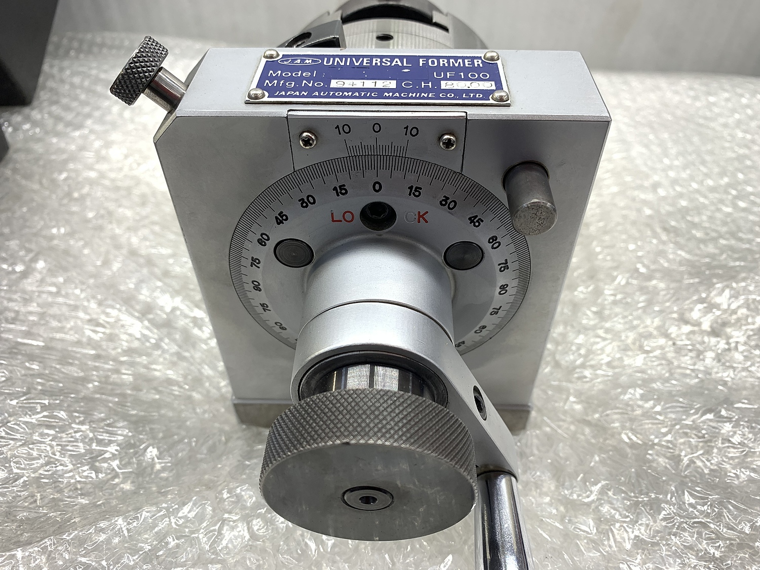 C156861 ユニバーサルフォーマ JAM UF100 | 株式会社 小林機械