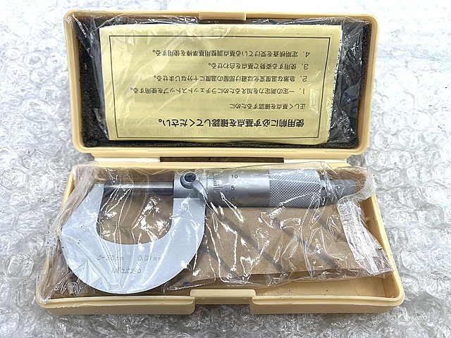 C157182 外側マイクロメーター ミツトヨ M210-25(101-103) | 株式会社