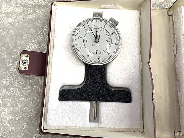 C174321 ダイヤルデプスゲージ TECLOCK DM-201D