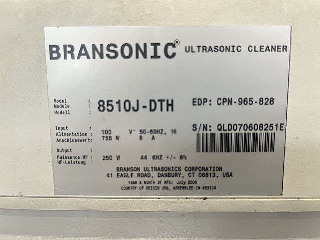 C156030 超音波洗浄機 BRANSON 8510J-DTH_5