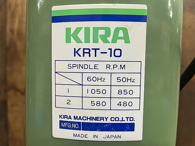 C157897 タッピング盤 KIRA KRT-10_4