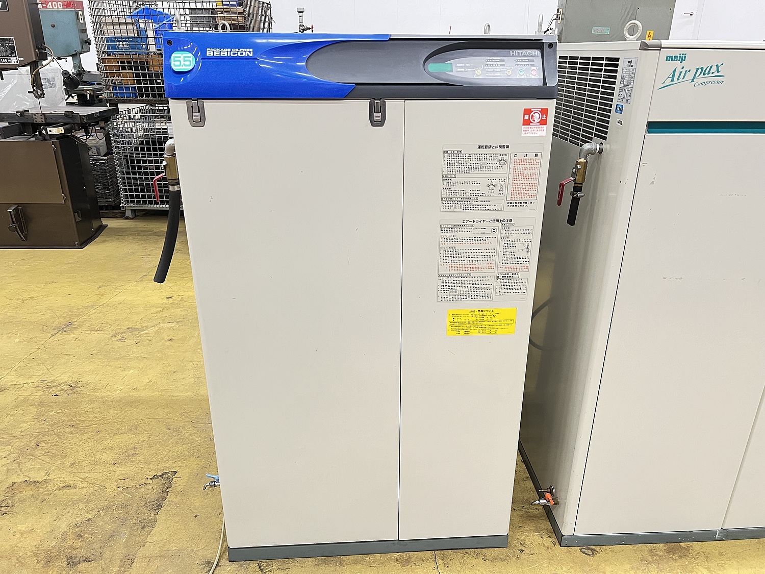 C160357 パッケージコンプレッサー 日立 POD-5.5MA5 | 株式会社