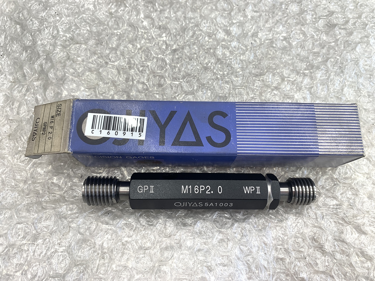 小林 C160915 ネジプラグゲージ オヂヤセイキ M16P2.0 | 株式会社 小林機械