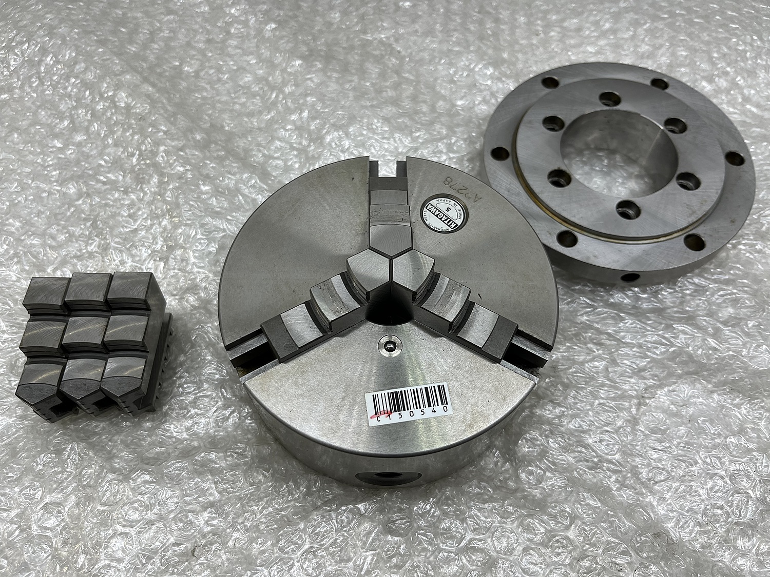 北川5インチスクロールチャックチャック外径130mm 北川5インチスクロールチャックチャック外径130mm