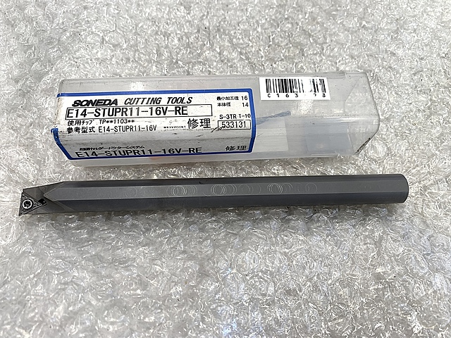 C163398 ボーリングバイトホルダー 曽根田工業 E14-STUPR11-16V-ER_0