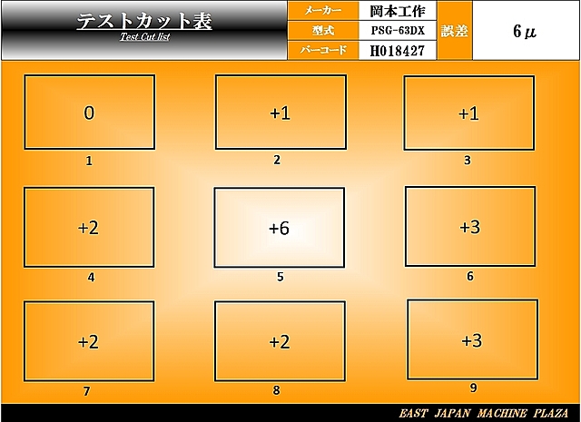 H018427 平面研削盤 岡本工作 PSG-63DX_9