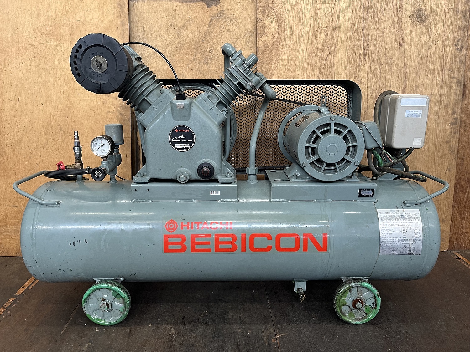 C164241 レシプロコンプレッサー 日立 3.7P-9.5V5 | 株式会社 小林機械