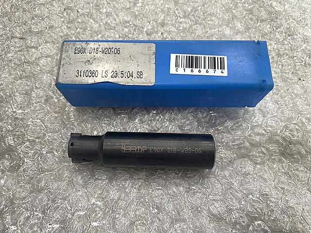 C166674 スローアウェイエンドミル イスカル E90X D18-W20-06