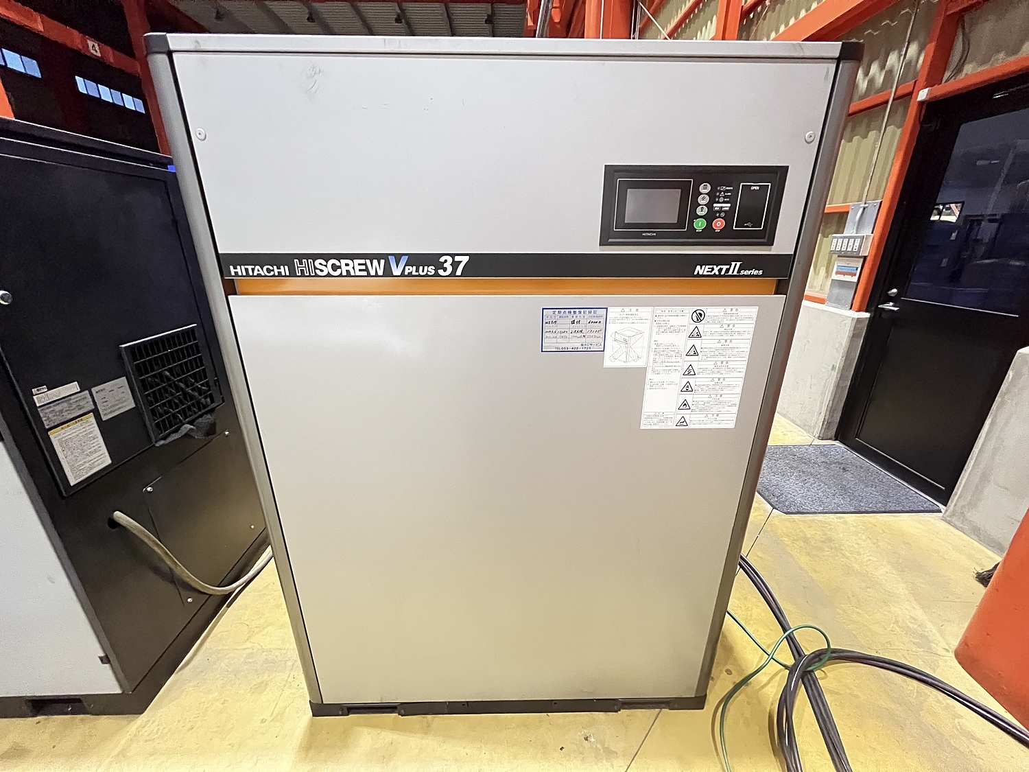 C156066 スクリューコンプレッサー 日立 OSP-37VARN2 | 株式会社