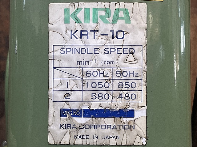 C171509 タッピング盤 KIRA KRT-10_6