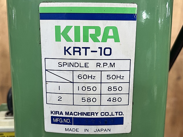 C173024 タッピング盤 KIRA KRT-10_6