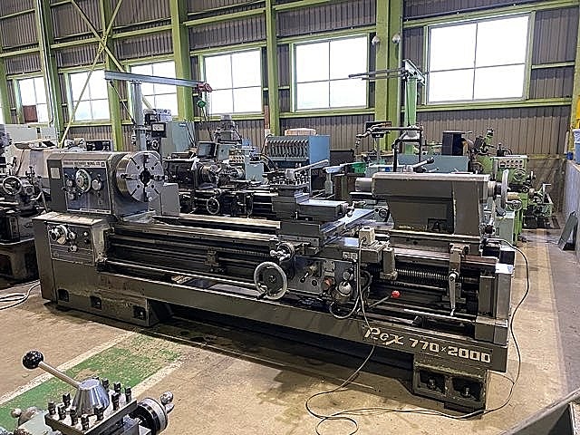 H018909 汎用旋盤 山崎鉄工 REX770×2000_1