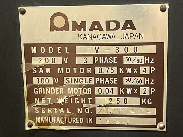 C175419 コンターマシン アマダ V-300_8