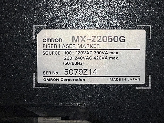 C175885 レーザーマーカー OMRON MX-Z2000_12